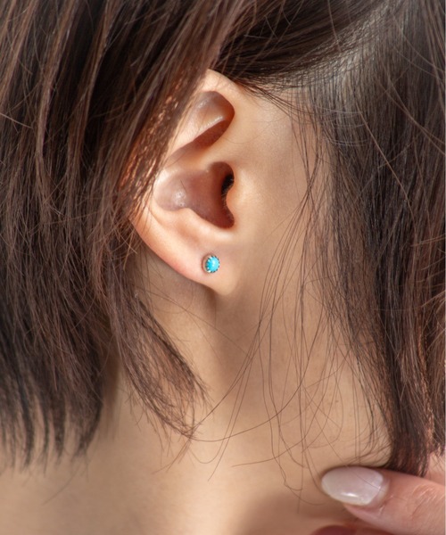 Harpo（アルポ） ピアス 「HARPO」ターコイズ シルバーピアス