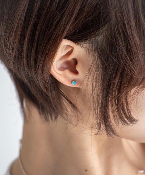 Harpo（アルポ） ピアス 「HARPO」ターコイズ シルバーピアス
