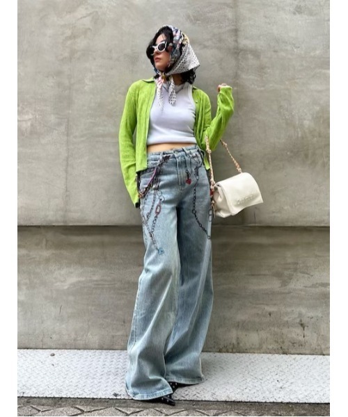 Desigual（デシグアル） ワイドパンツ ジーンズ デニム デニムパンツ 