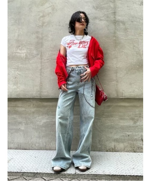 Desigual（デシグアル） ワイドパンツ ジーンズ デニム デニムパンツ 