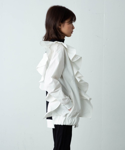 「AVIE」 スウェットカットソー 38 レッド レディース_画像7