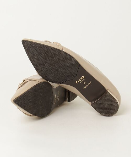 「PICHE ABAHOUSE」 パンプス 38 ベージュ レディース_画像3