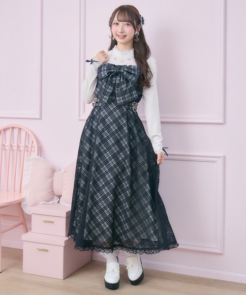 ROJITA ワンピース ROJITA（ロジータ） ワンピース ビッグリボン長袖ロングワンピース