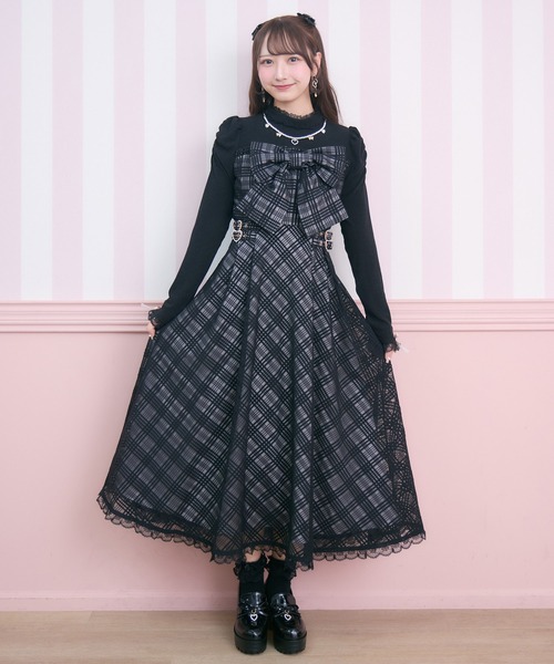 ROJITA（ロジータ） ワンピース ビッグリボン長袖ロングワンピース