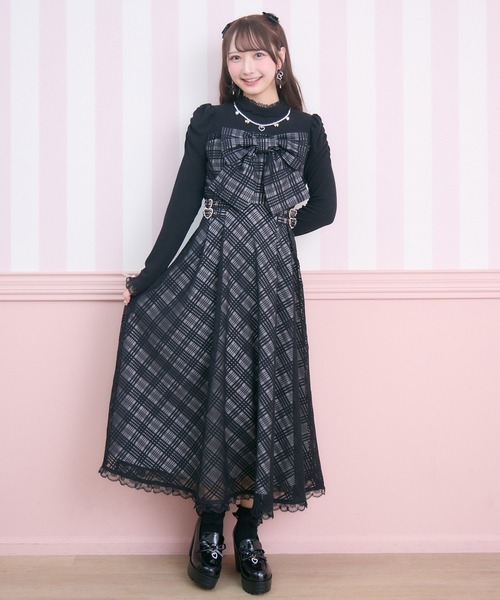 ROJITA（ロジータ） ワンピース ビッグリボン長袖ロングワンピース