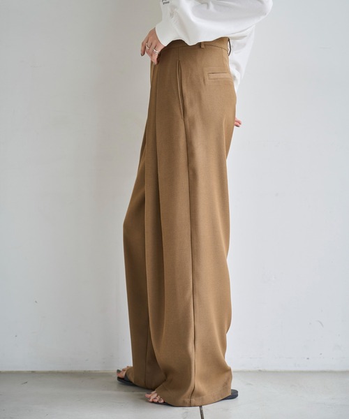 「meilmada」 スラックス MEDIUM アイボリー レディース_画像7