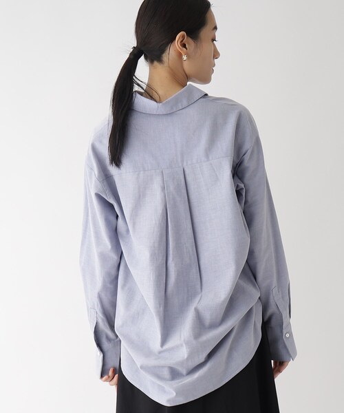 「OPAQUE.CLIP」 長袖シャツ 38 ブルー レディース_画像7