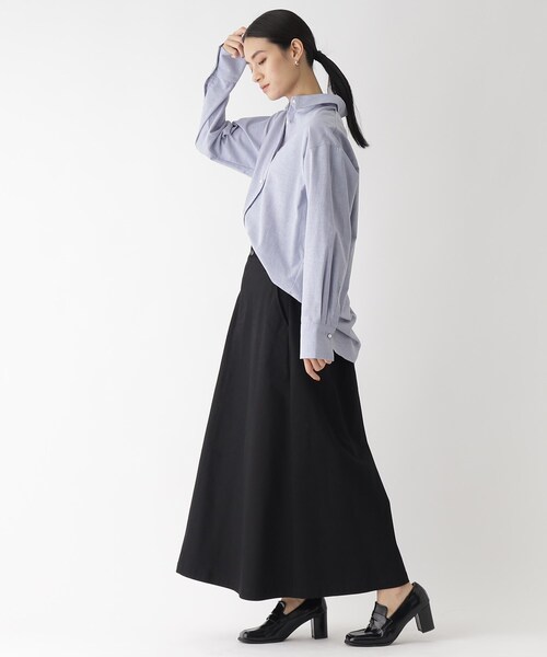 「OPAQUE.CLIP」 長袖シャツ 38 ブルー レディース_画像9