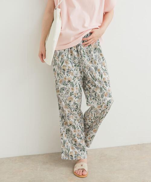 「URBAN RESEARCH DOORS」 イージーパンツ MEDIUM ベージュ系その他 レディース_画像5