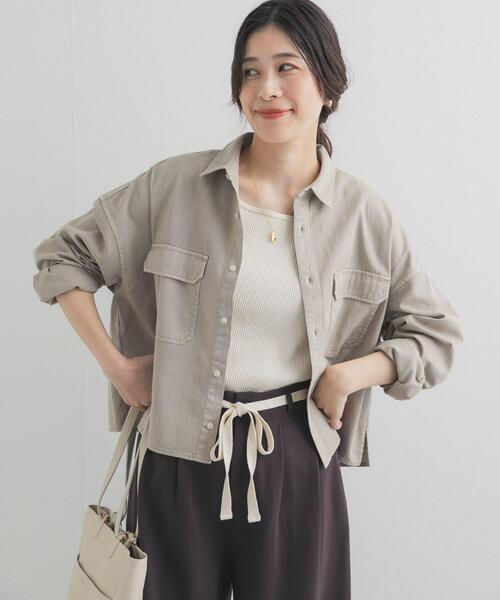 juemi  ショート丈シャツ juemi シャツ ショート丈の通販 by london ｜ラクマ