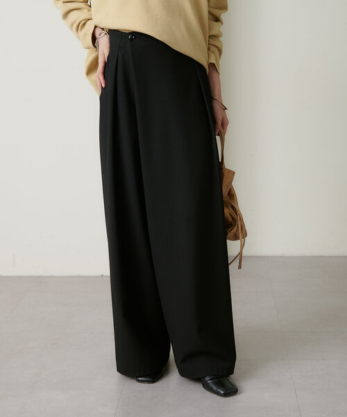 「Omekashi」 パンツ 38 ブラウン レディース_画像2