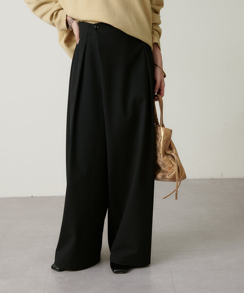 「Omekashi」 パンツ 38 ブラウン レディース_画像3