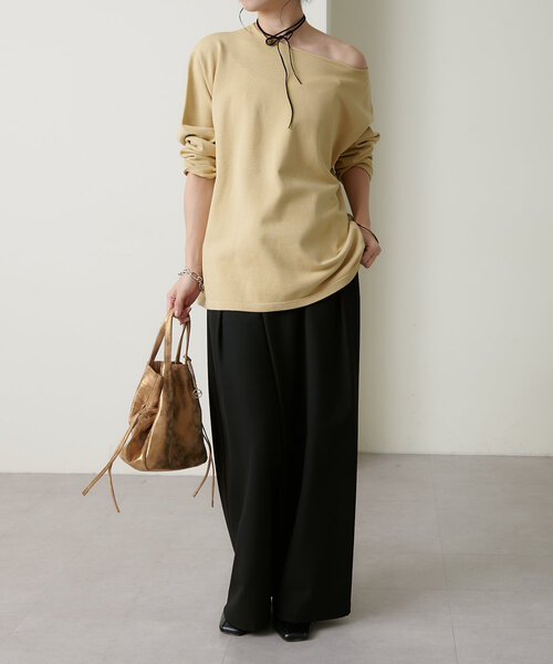 「Omekashi」 パンツ 38 ブラウン レディース_画像7