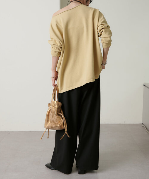 「Omekashi」 パンツ 38 ブラウン レディース_画像9