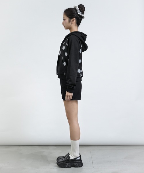美品 FCMM ドット ジップ フーディジャケット FCMM パーカー 「日本限定」DOT PRINT HOODIE / ドットプリント