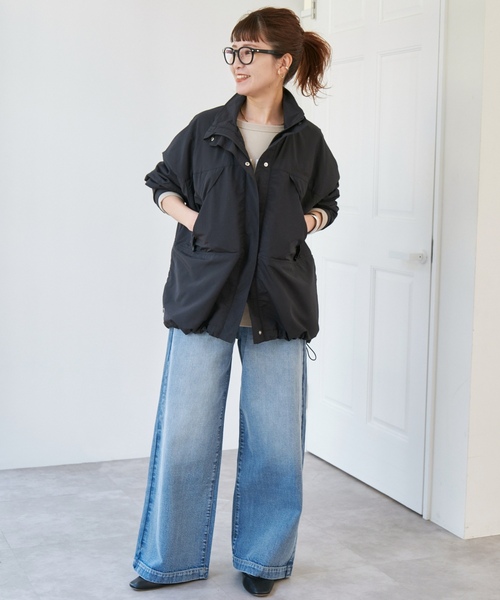 「WILD THINGS」 マウンテンパーカー MEDIUM ブラック レディースの画像
