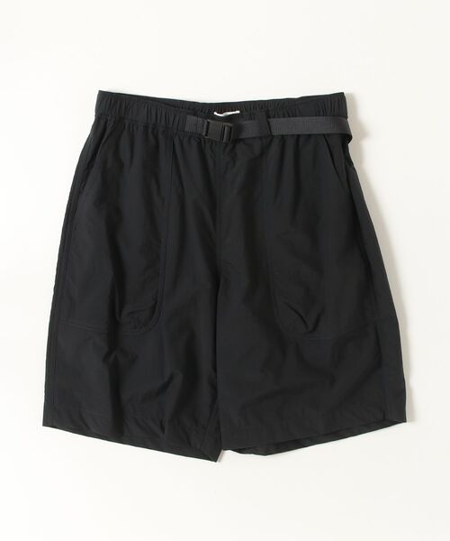 ATON ナイロンショーツ 黒 ブラック ATON（エイトン） パンツ SUPER LIGHT NYLON CLIMBING SHORTS メンズ