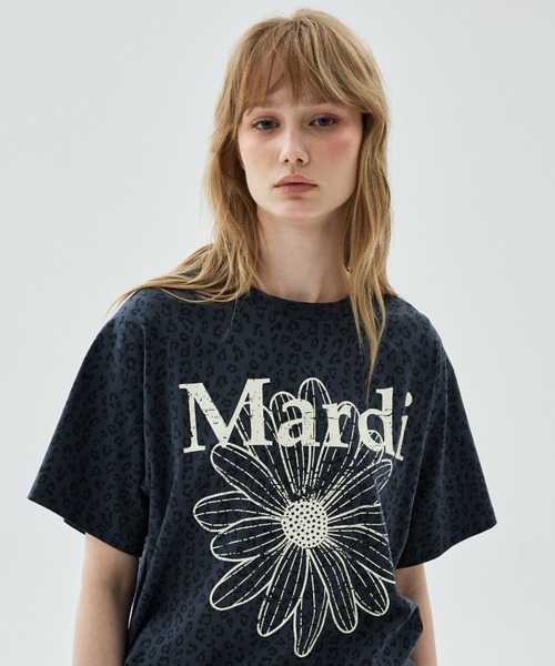 Mardi Mercredi（マルディメクルディ） tシャツ 半袖 TSHIRT LEOPARD
