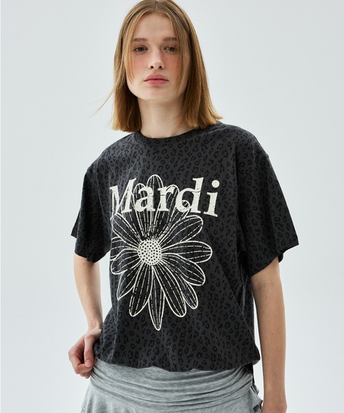 Mardi Mercredi（マルディメクルディ） tシャツ 半袖 TSHIRT LEOPARD