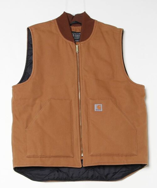 Carhartt（カーハート） ベスト LARGE ブラウン メンズ : ZOZOTOWN