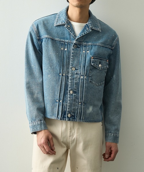 デニムジャケット gジャン 「TANAKA/タナカ」THE JEAN JACKET メンズの画像