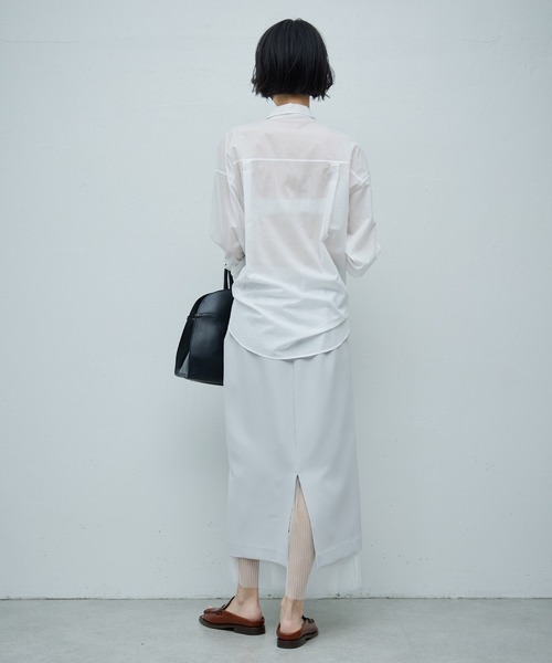 「GALLARDAGALANTE」 長袖シャツ FREE チャコールグレー レディース_画像5