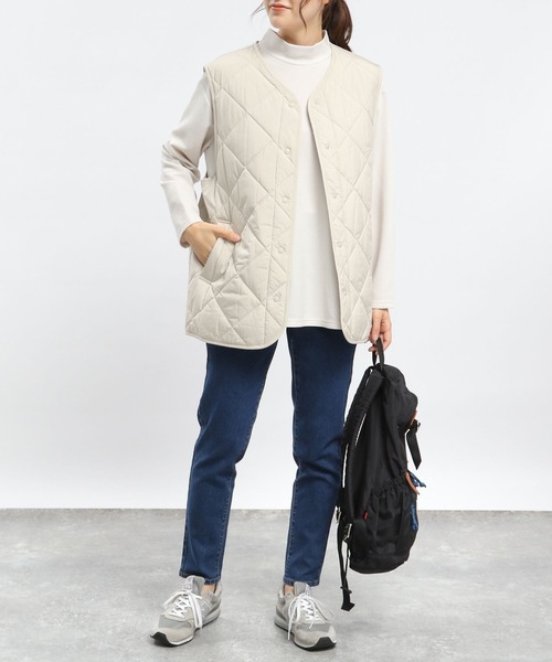 「GLOBAL WORK Smile Seed Store」 ベスト LARGE アイボリー レディース_画像3