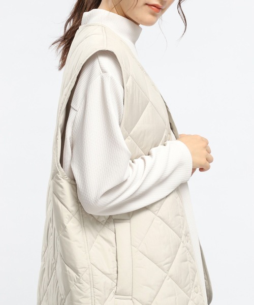 「GLOBAL WORK Smile Seed Store」 ベスト LARGE アイボリー レディース_画像8