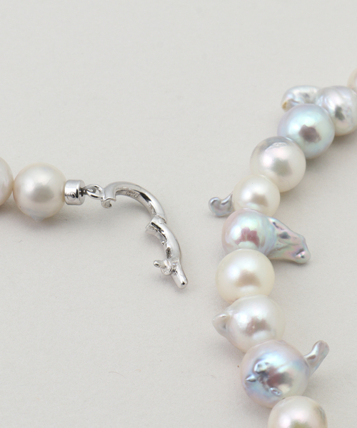 ネックレス AYUS/アユス AKOYA BAROQUE PEARL CLIKER ネックレス N30 レディースの画像