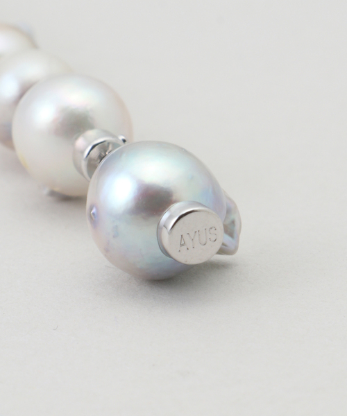 ネックレス AYUS/アユス AKOYA BAROQUE PEARL CLIKER ネックレス N30 レディースの画像
