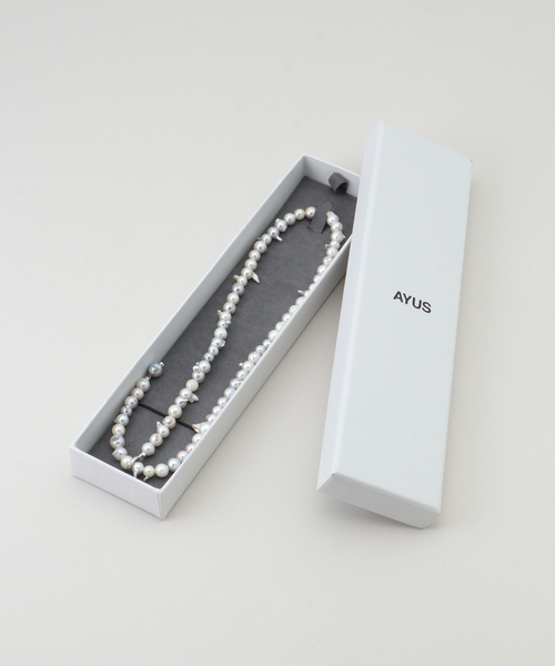 ネックレス AYUS/アユス AKOYA BAROQUE PEARL CLIKER ネックレス N30 レディースの画像