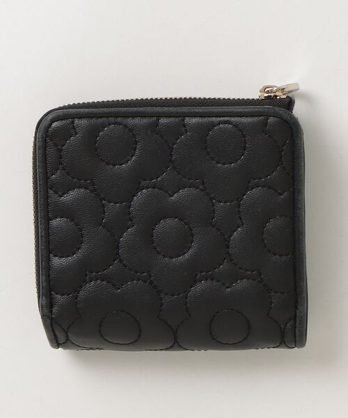 MARY QUANT ブラック三つ折り財布 MARY QUANT（マリークヮント） 財布 - ブラック レディース : ZOZOTOWN