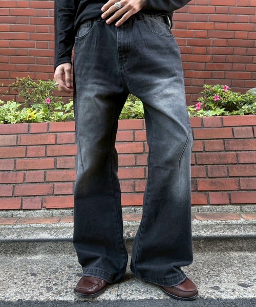Chikashitsu+（チカシツプラス） ジーンズ 「Chikashitsu +」washed