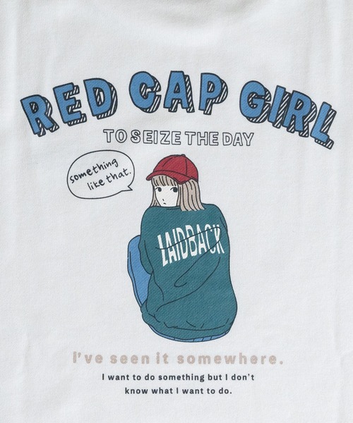 「Red Cap Girl」 スウェットカットソー LARGE アッシュグレー メンズ_画像6