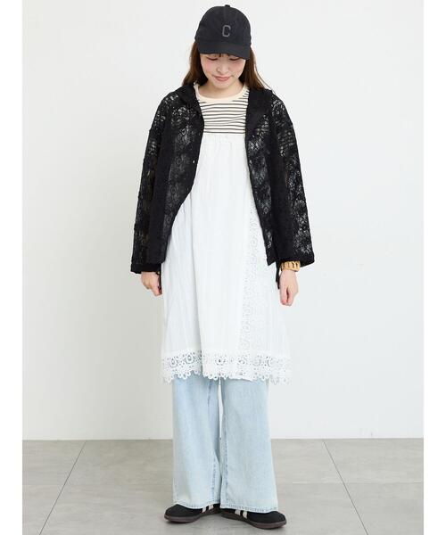 スカート 2WAYレースキャミスカートの画像