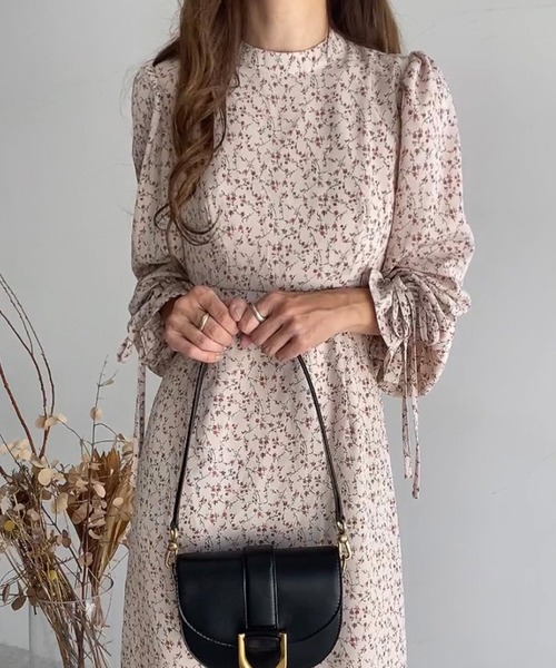 「FILLOU」 長袖ワンピース LARGE ブラック レディース_画像7