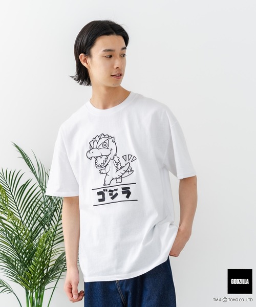 JEANS MATE（ジーンズメイト） スマホショルダー tシャツ 「GODZILLA