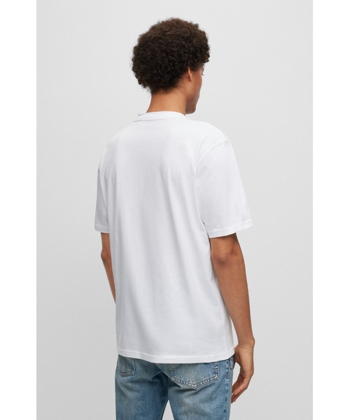「BOSS」 半袖Tシャツ XX-LARGE ホワイト メンズ_画像5