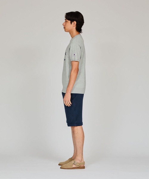 「Champion」 半袖Tシャツ MEDIUM ブラック系その他 メンズ_画像6