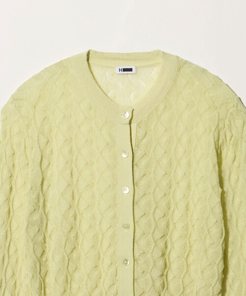 H BEAUTY&YOUTH UNITED ARROWS カーディガン 「H」コットンナイロン