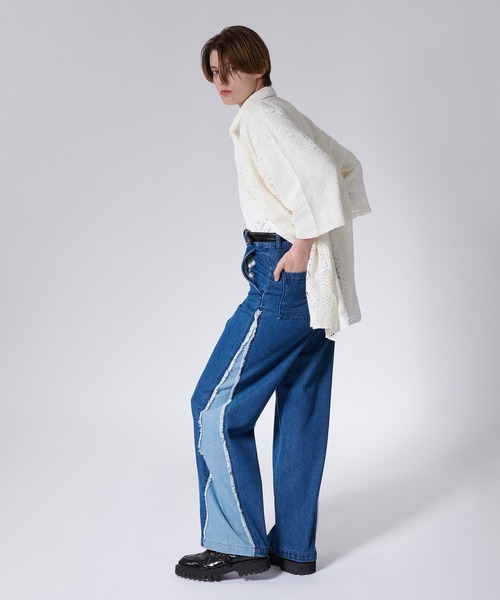 「ONCILY」 デニムパンツ SMALL ブルー メンズ_画像3