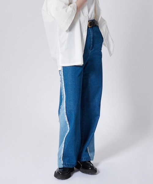 「ONCILY」 デニムパンツ SMALL ブルー メンズ_画像9