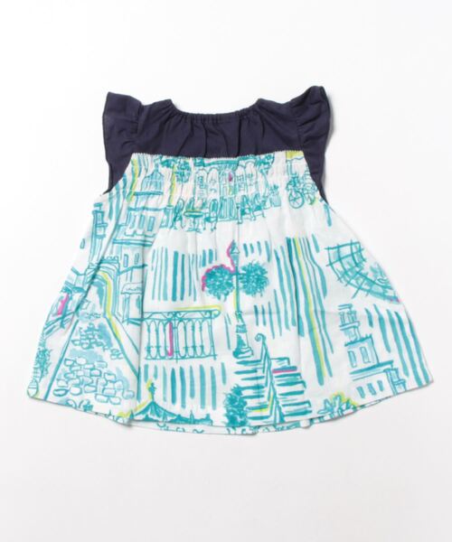 「hakka baby」 「KIDS」半袖Tシャツ 90cm ネイビー キッズ_画像2