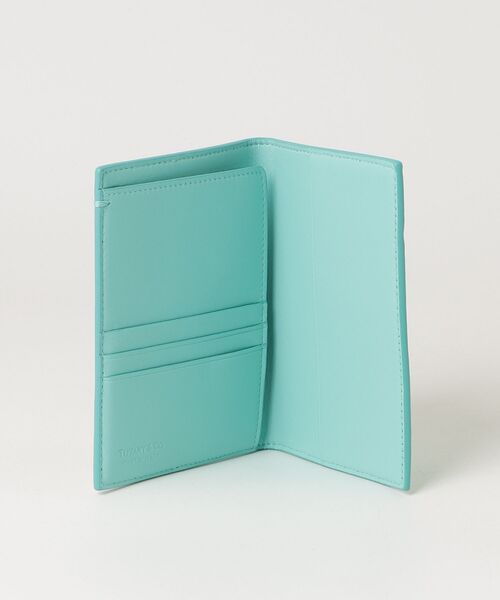 TIFFANY&Co.（ティファニー） バイカラー パスポートケース - ブルー