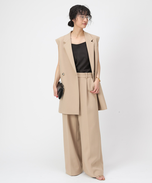 「EVERYDAY I LIKE.」 スラックス 38 ベージュ レディース_画像9