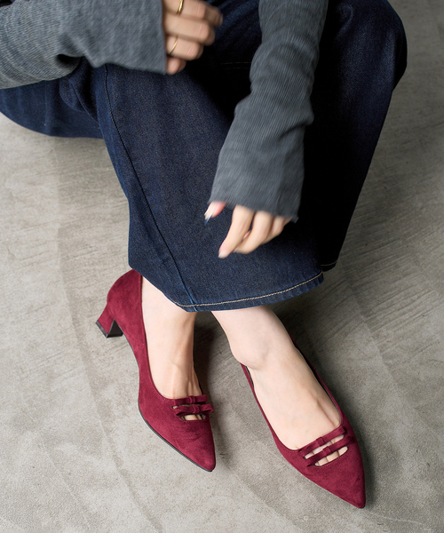 LE TALON（ル タロン） パンプス 「追加」4.5cmポインテッドダブル