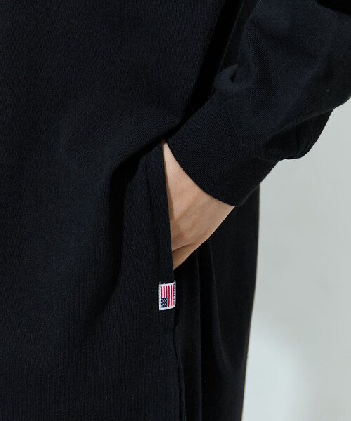 ワンピース 限定展開　USAコットン ビッグ シルエット ロングスリーブ ワンピース | FREAK'S STORE | 12