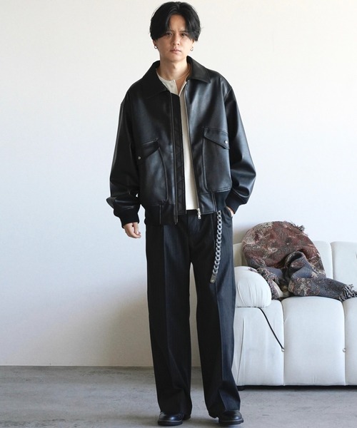 「WYM LIDNM」 長袖Tシャツ X-SMALL オフホワイト メンズ_画像5