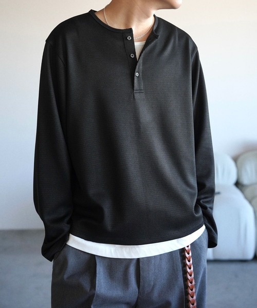 「WYM LIDNM」 長袖Tシャツ X-SMALL オフホワイト メンズ_画像7