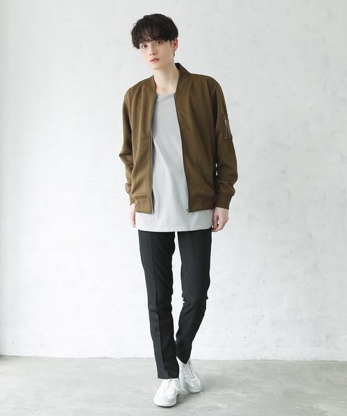 ASTRONOMY ma1 ma-1 ハイブリッドストレッチMA-1ジャケット メンズ